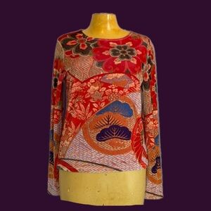 🐦‍🔥Y2K Velvet Tapestry Long Sleeve 🐦‍🔥